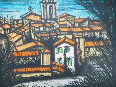 Bernard BUFFET : Saint Tropez vu de la Citadelle - Lithographie originale 2