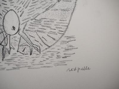 Jean-Paul RIOPELLE - Nelligan, Totems de la Nature - Lithographie originale, Signée 2