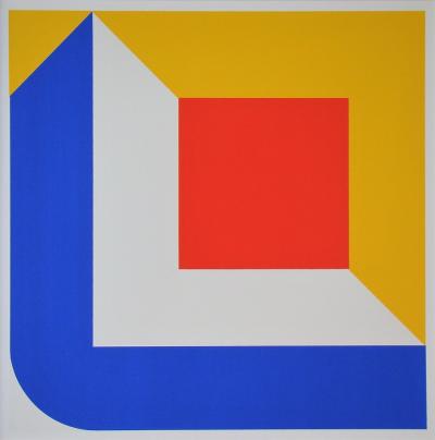 Georg Karl PFAHLER - Composition concret, 1975 - Sérigraphie originale 2