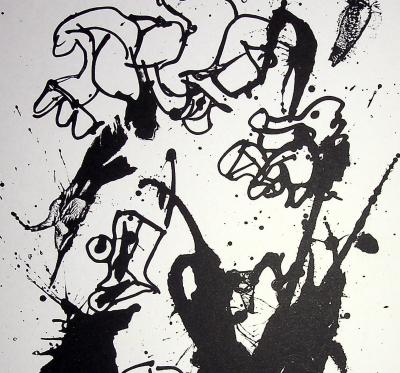 Pierre ALECHINSKY - Personnage surréaliste, 1967 - Lithographie originale 2