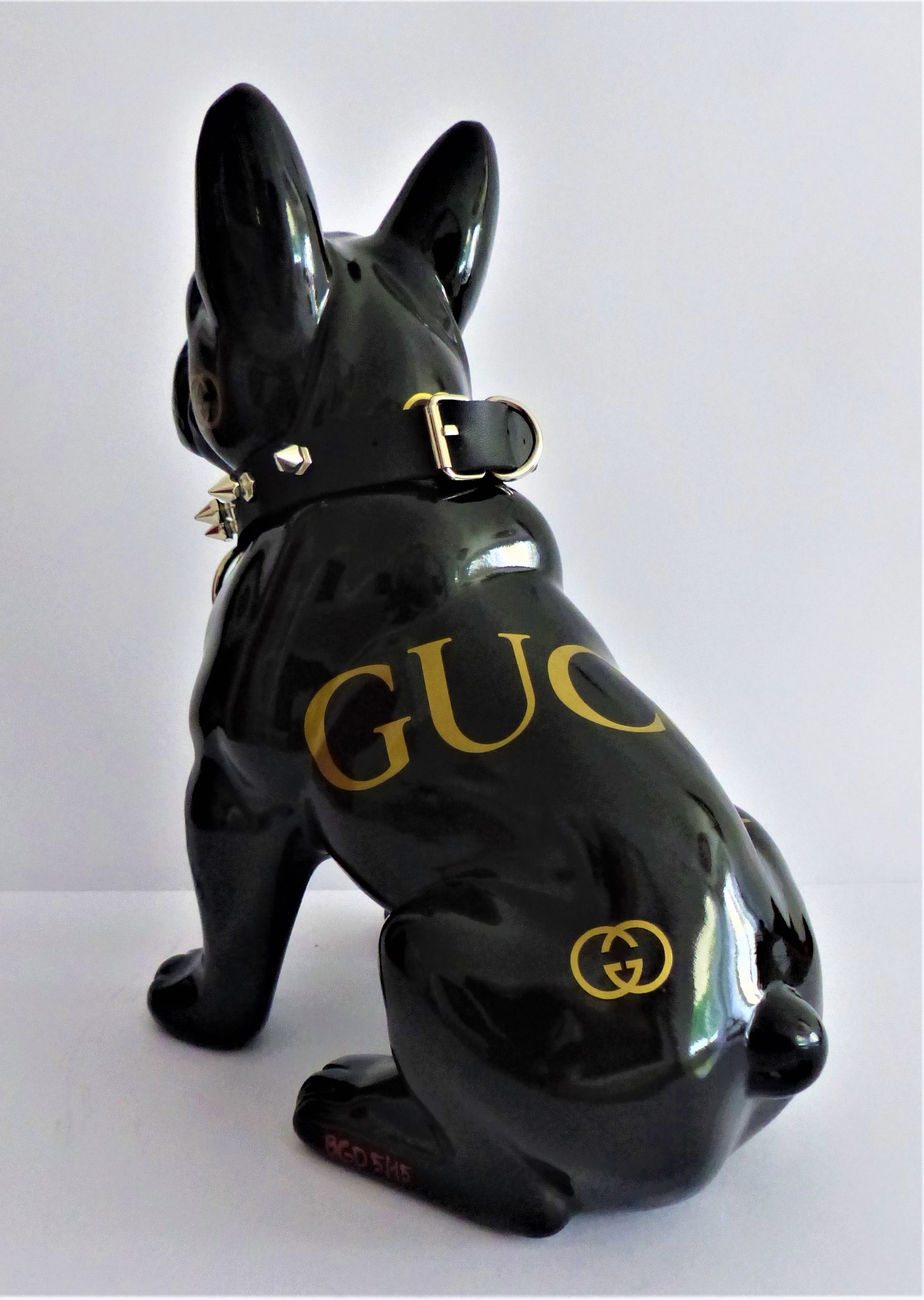 Patrick KONRAD - Louis VUITTON Black Bulldog - Sculpture - Revelations -  Plazzart