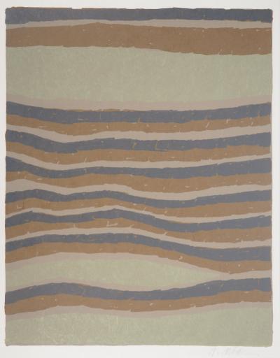 Raoul UBAC : Sillons de sable - Lithographie originale signée 2