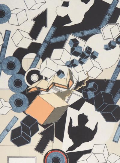 Alain LE YAOUANC : L’air - Lithographie originale signée 2