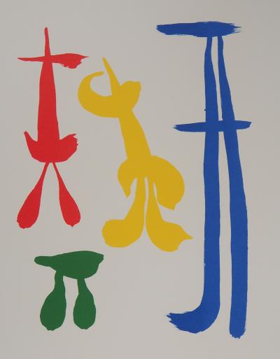Joan MIRO : Famille surréaliste - Lithographie signée 2