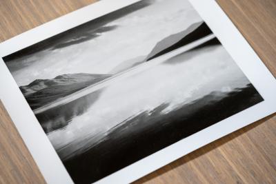 Ansel ADAMS - Mevening, McDonald Lake, Glacier National Park -Tirage gélatino-argentique 2