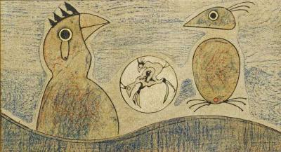 Max ERNST - Oiseaux, 1970 - Lithographie originale 2
