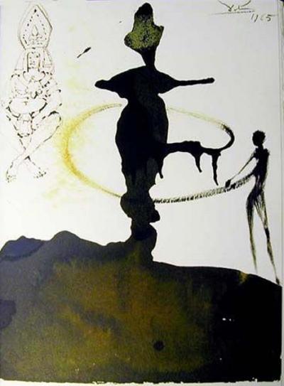 Salvador DALI - Filiae Herodiadis Saltatio - Print signed in the plate 2