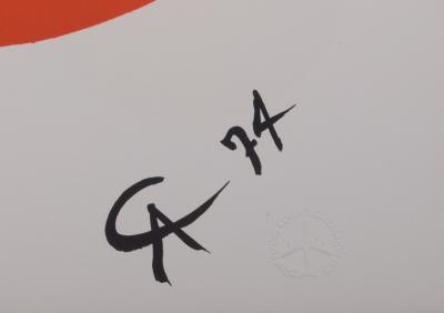 Alexander CALDER : Skybird, 1974 - Original  lithograph 2