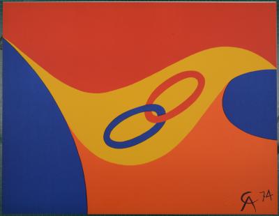 Alexander CALDER - Amitié, 1974 - Lithographie originale signée 2