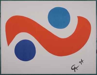 Alexander CALDER : Skybird, 1974 - Lithographie originale 2