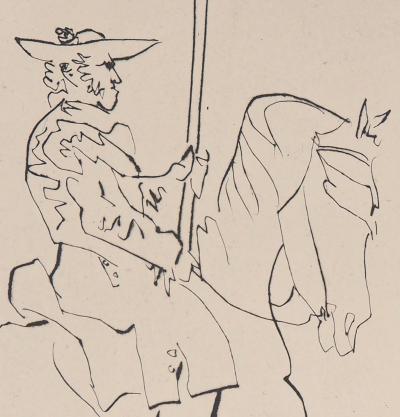 Pablo PICASSO: Carmen of Carmen, 1960 - Original engraving 2