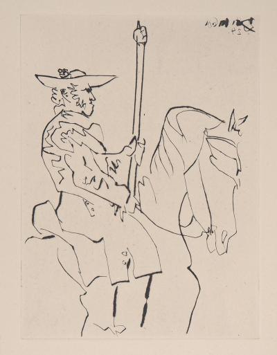 Pablo PICASSO : Le Carmen des Carmen, 1960 - Gravure originale 2