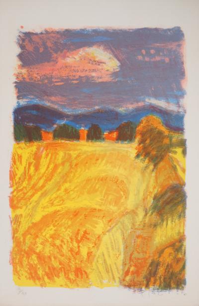 Roger MONTANE : L’été à la campagne - Lithographie originale signée 2