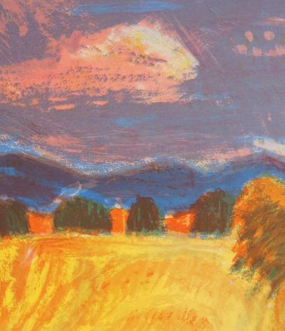 Roger MONTANE : L’été à la campagne - Lithographie originale signée 2