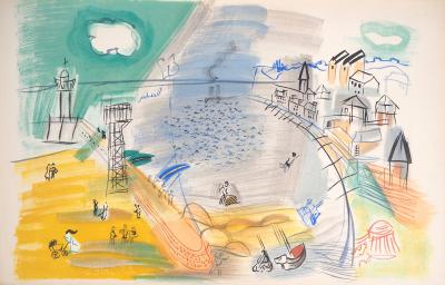 Raoul DUFY : Petit port de Sainte-Adresse - Lithographie 2