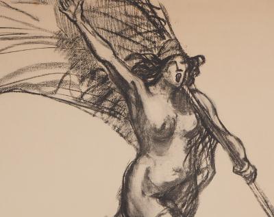 Théophile Alexandre STEINLEN : La République nous appelle, 1915 - Lithographie originale signée 2