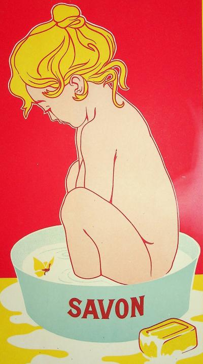 MEUNIER : Savon Starlight, 1900 - Lithographie originale signée 2