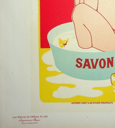 MEUNIER : Savon Starlight, 1900 - Lithographie originale signée 2
