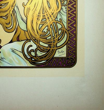 Alfons MUCHA: Job cigarette paper, 1900 - Original signed lithograph 2