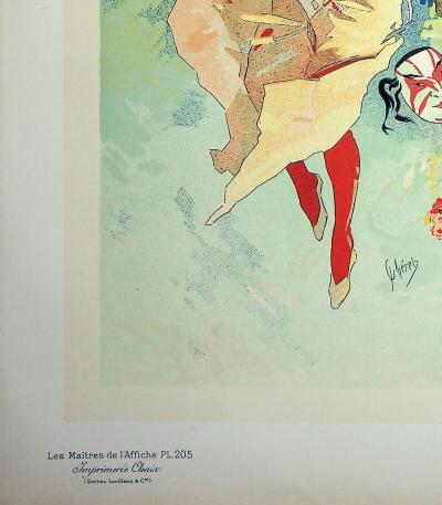 Jules CHERET: La Comédie, 1900 - Original signed lithograph 2