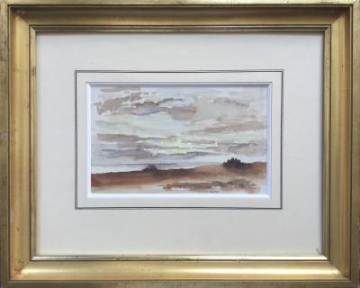 André VERGEAUX - Bord de mer - Aquarelle signée 2