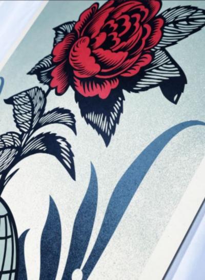 Shepard FAIREY (Obey) - Eyes Open, 2021 - Lithographie Offset signée 2