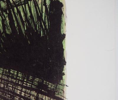 Bernard BUFFET - Château de Rochechouart, Lithographie originale signée 2