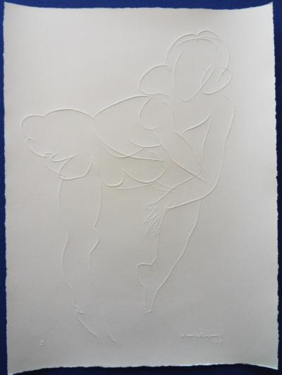Henri MATISSE (d’après) : La Danseuse, 1994 - Gravure sur bois signée 2
