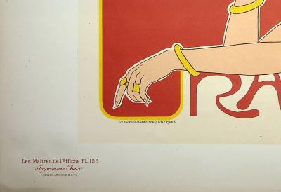Georges MEUNIER : La femme inca, 1899 - Lithographie originale signée 2
