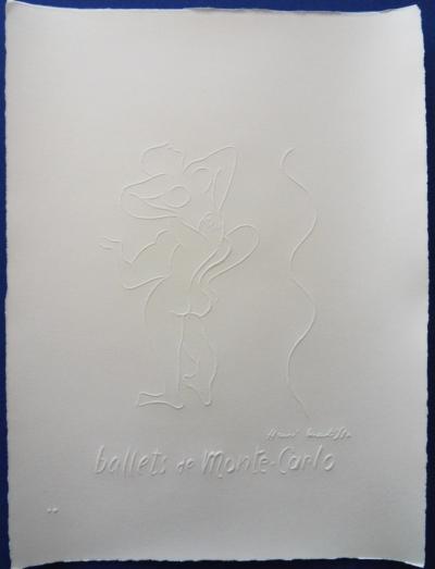 Henri MATISSE (after): Ballets de Monte-Carlo, 1994 - Signed woodcut 2