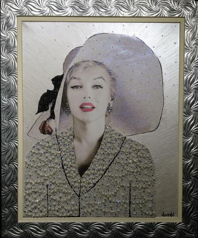 Daniele DONDE - Marilyn Monroe - Technique mixte sur toile 2
