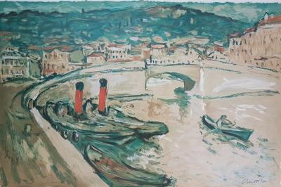 Eric BATTISTA - Poésies de Paul Valéry I - Lithographie originale signée 2