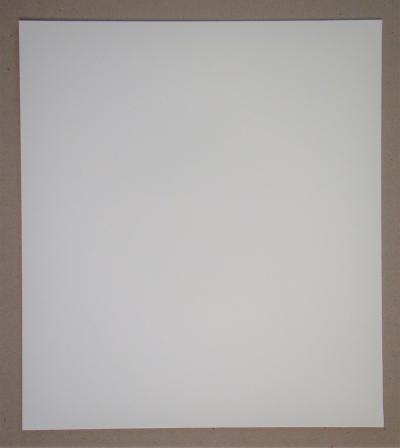 André BLOC (d'après) - Composition abstraite, 1952 - Pochoir aux couleurs gouaches 2