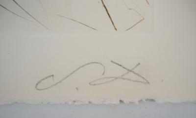 Salvador DALI : Le roi surréaliste, 1970 - Gravure originale signée 2