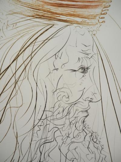 Salvador DALI : Le roi surréaliste, 1970 - Gravure originale signée 2