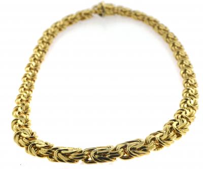18-karat yellow gold necklace, royal link 2