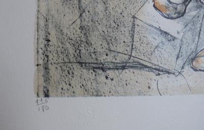 Bernard LOCCA - Arlequin, 1980 - Lithographie originale signée 2