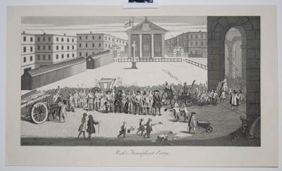 William HOGARTH (d’après) - L’entrée triomphale de Rich - Eau-forte 2