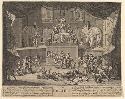 William HOGARTH (d’après) - La loterie - Eau-forte et gravure 2