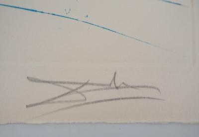 Salvador DALI : Iseult et Branguine, 1970 - Gravure Originale Signée 2