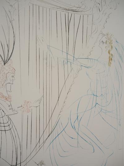 Salvador DALI : Iseult et Branguine, 1970 - Gravure Originale Signée 2