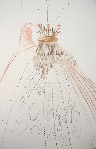 Salvador DALI : Les chevaliers du roi Arthur, 1970 - Gravure Originale Signée 2