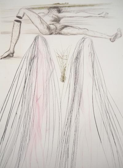 Salvador DALI : Le géant Beliagog - Gravure Originale Signée 2