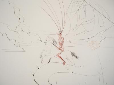 Salvador DALI : Dernier combat de Tristan, 1970 - Gravure Originale Signée 2