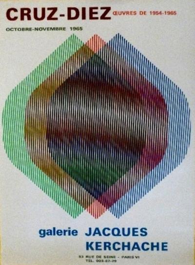Carlos CRUZ-DIEZ - Galerie Jacques Kerchache - Affiche Exposition 2