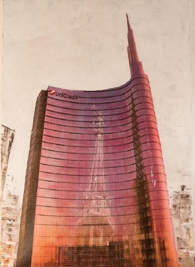 Pier Luca BENCINI  -The future with an ancient heart - Acrylic on canvas 2