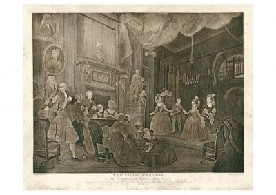 William HOGARTH (d'après) - L'empereur indien - Eau-forte 2