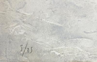 Pierre Marie BRISSON - Composition, vers 1980 - Gravure au carborundum signé 2