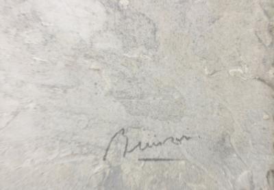 Pierre Marie BRISSON - Composition, vers 1980 - Gravure au carborundum signé 2