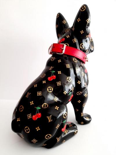 Patrick KONRAD - Louis Vuitton Cherry Bulldog - Sculpture - Revelations -  Plazzart